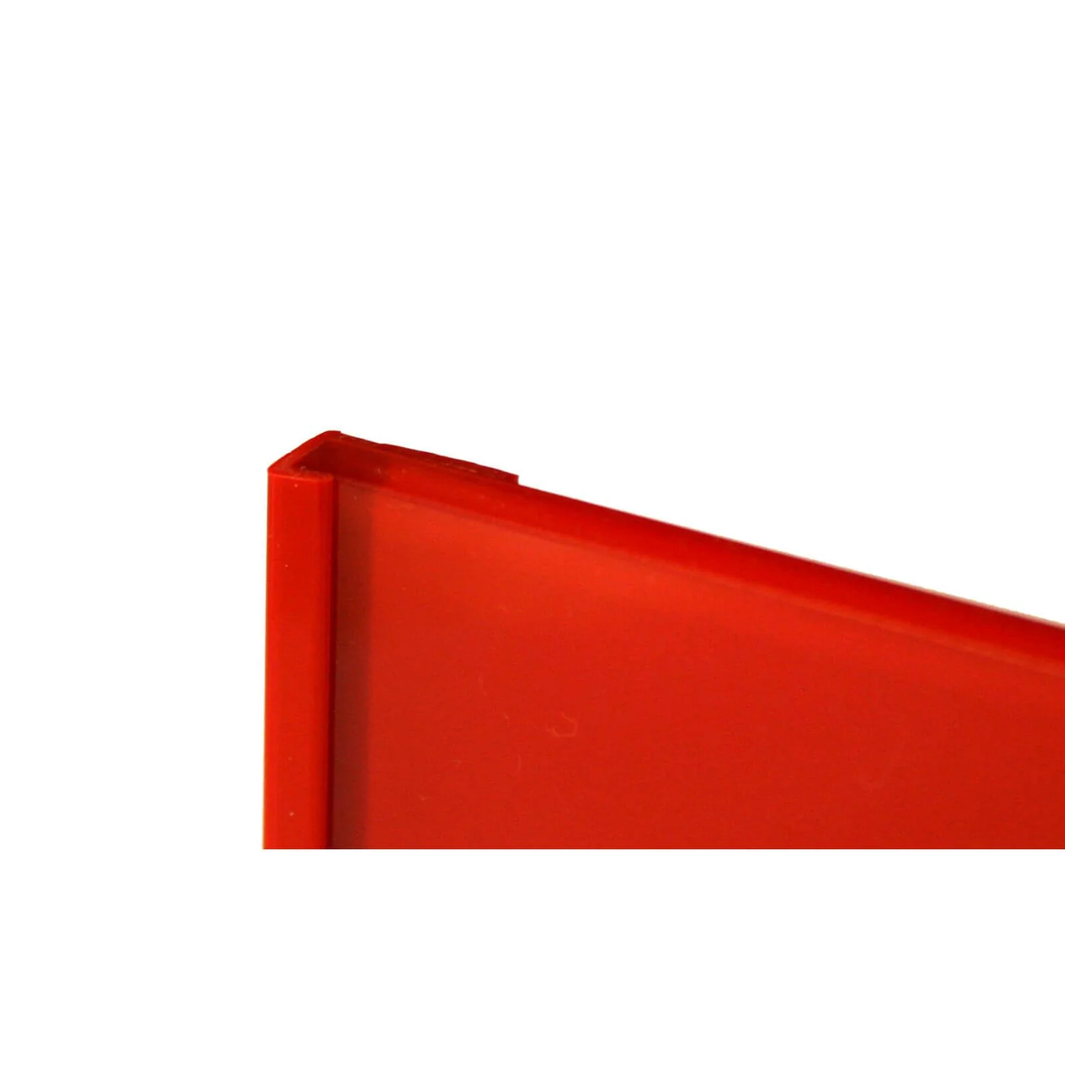 Zenolite Colour Matched PVC Edge Cap - 2500mm - Red 1 Zenolite Colour Matched PVC Edge Cap - 2500mm - Red