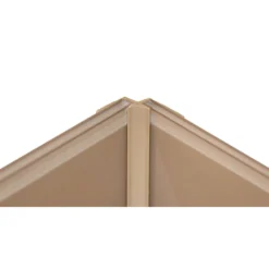 Zenolite Colour Matched PVC Internal Corner - 2500mm - Mocha