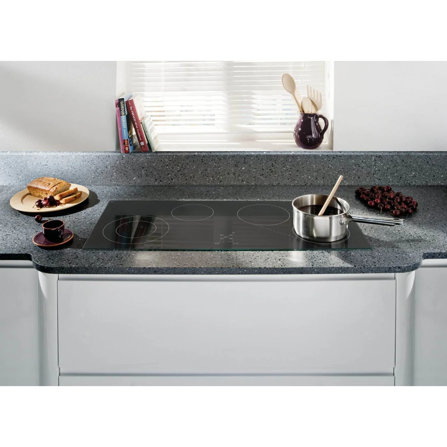 Minerva Nimbus Grey Hob Splashback - 90 X 75 X 1.2cm 2 Minerva Nimbus Grey Hob Splashback - 90 X 75 X 1.2cm - Image 2