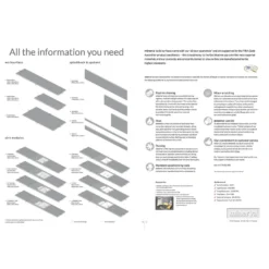 Minerva Ice Crystal Half Splashback - 150 X 60 X 1.2cm -Hoove Kitchen Shop 12811243 9904832959555716