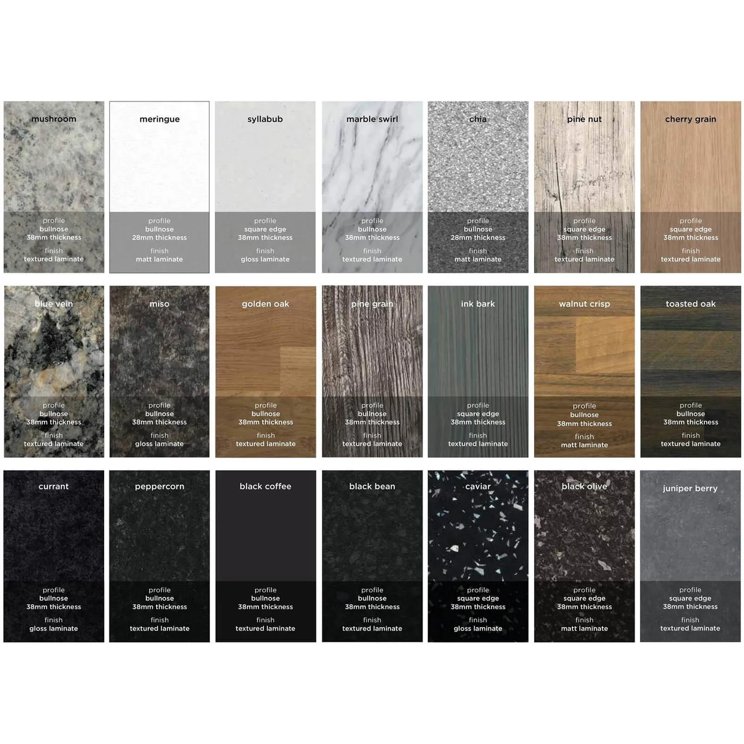 None Black Bean Breakfast Bar - Profile Edge - 200 X 90 X 3.8cm 3 None Black Bean Breakfast Bar - Profile Edge - 200 X 90 X 3.8cm - Image 3