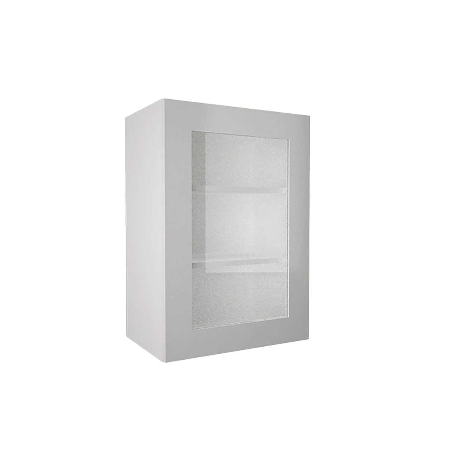 High Gloss Slab White 500mm Glass Wall Unit 1 High Gloss Slab White 500mm Glass Wall Unit
