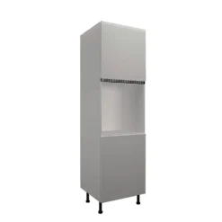 High Gloss Slab Grey Single Oven Tower