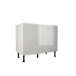 Handleless White Gloss 1000mm Base Unit