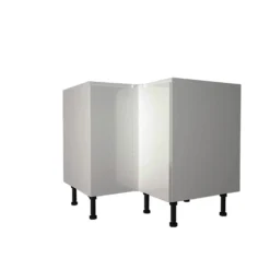 Handleless Grey Gloss 935mm Corner Base Unit