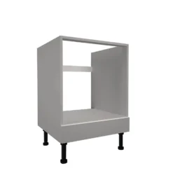 Handleless Grey Gloss 600mm Built-in Oven Housing Unit