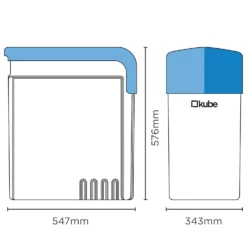 Kube II Non-Electric Water Softener - For Households With Up To 4 Bathrooms 15 Kube II Non-Electric Water Softener - For Households With Up To 4 Bathrooms -Hoove Kitchen Shop 12892594 1384938641798586