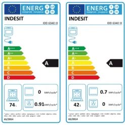 Indesit Aria IDD6340IX Built In Electric Double Oven - Stainless Steel -Hoove Kitchen Shop 13481847 1655029618077681