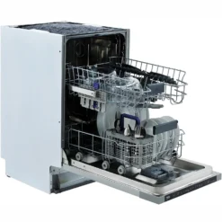 Beko DIS16R10 Fully Integrated Slimline Dishwasher - Silver Control Panel With Fixed Door Fixing Kit -Hoove Kitchen Shop 13481848 6374944138621387
