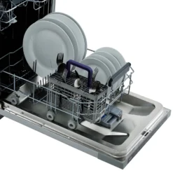 Beko DIS16R10 Fully Integrated Slimline Dishwasher - Silver Control Panel With Fixed Door Fixing Kit -Hoove Kitchen Shop 13481848 9784944138743568