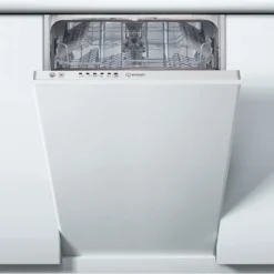 Indesit DSIE2B10UKN Fully Integrated Slimline Dishwasher - White Control Panel