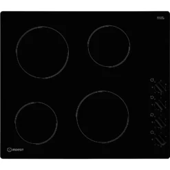 Indesit RI860C 58cm Ceramic Hob - Black