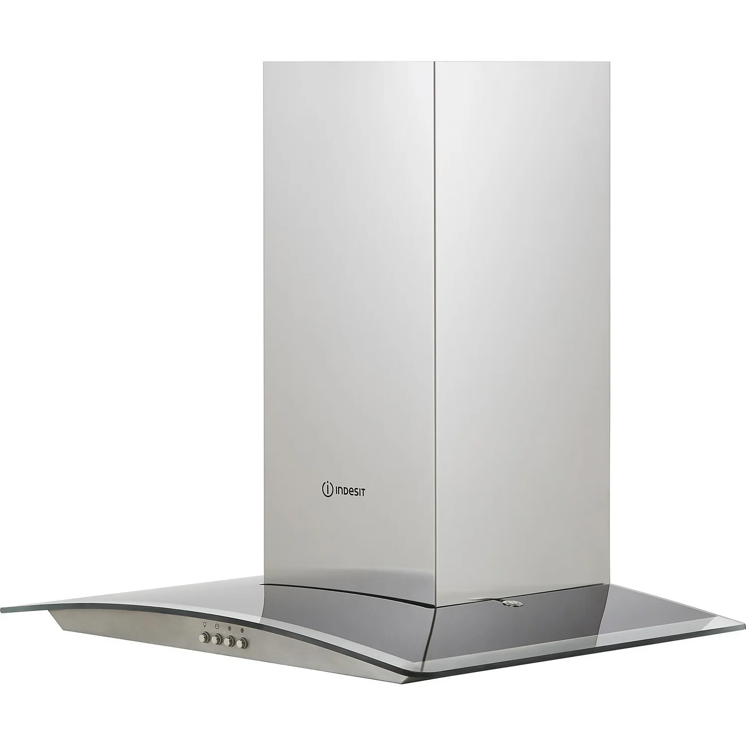 Indesit IHGC6.5LMX 60 Cm Chimney Cooker Hood - Stainless Steel 2 Indesit IHGC6.5LMX 60 Cm Chimney Cooker Hood - Stainless Steel - Image 2