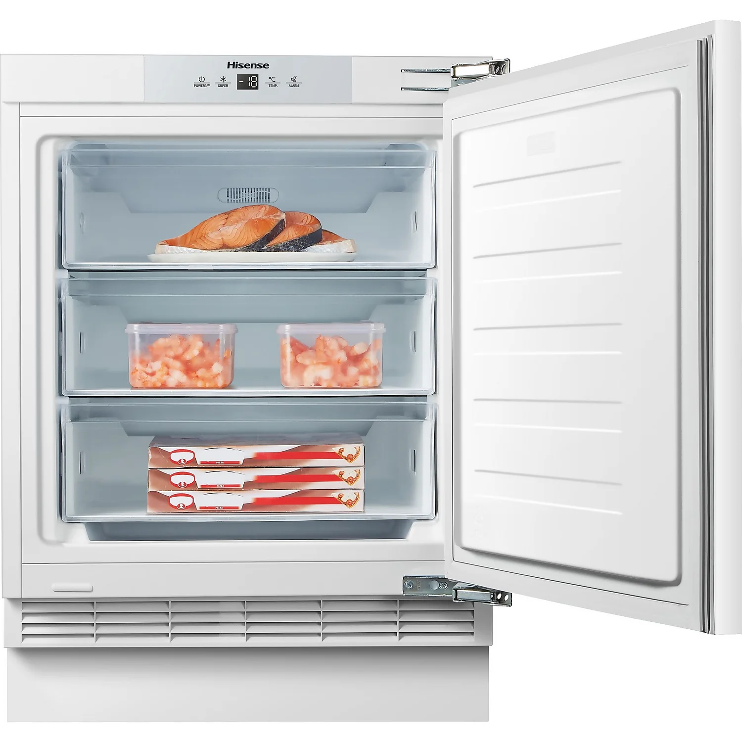 Hisense FUV124D4AW1 Integrated Under Counter Freezer 1 Hisense FUV124D4AW1 Integrated Under Counter Freezer