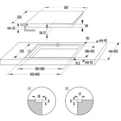Hisense E6431C 60cm Ceramic Hob - Black -Hoove Kitchen Shop 13481882 1444914604352949