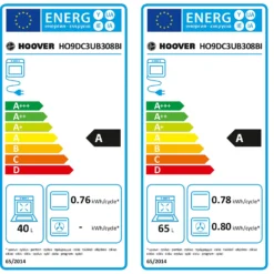 Hoover H-OVEN 300 HO9DC3UB308BI Built In Electric Double Oven - Black / Stainless Steel -Hoove Kitchen Shop 13481886 5525029618014075