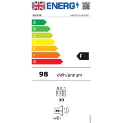 Hoover HWCB30UKSSM/1 Built In Wine Cooler - Stainless Steel -Hoove Kitchen Shop 13481903 7974914607467600