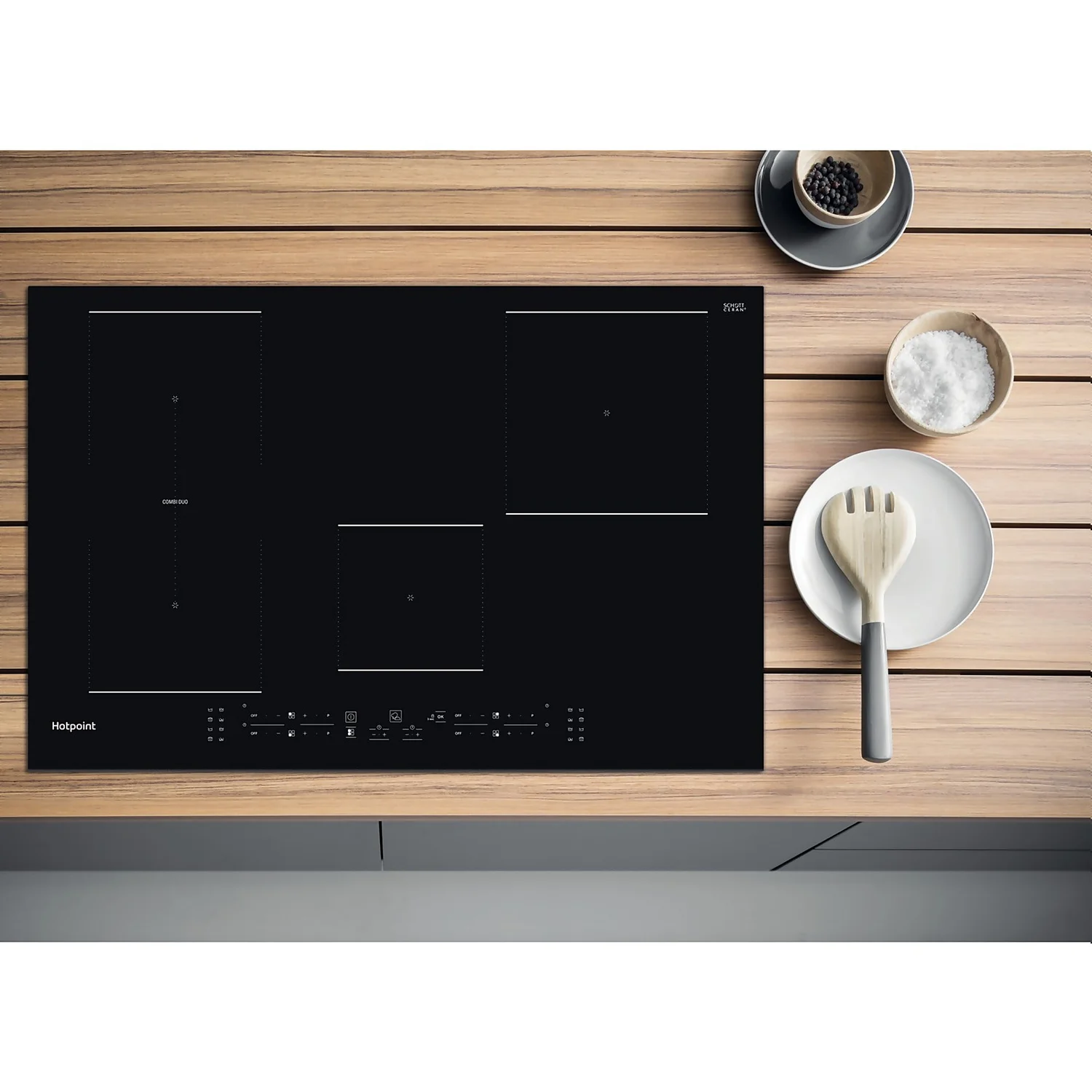 Hotpoint TB3977BBF 77cm Induction Hob - Black 2 Hotpoint TB3977BBF 77cm Induction Hob - Black - Image 2