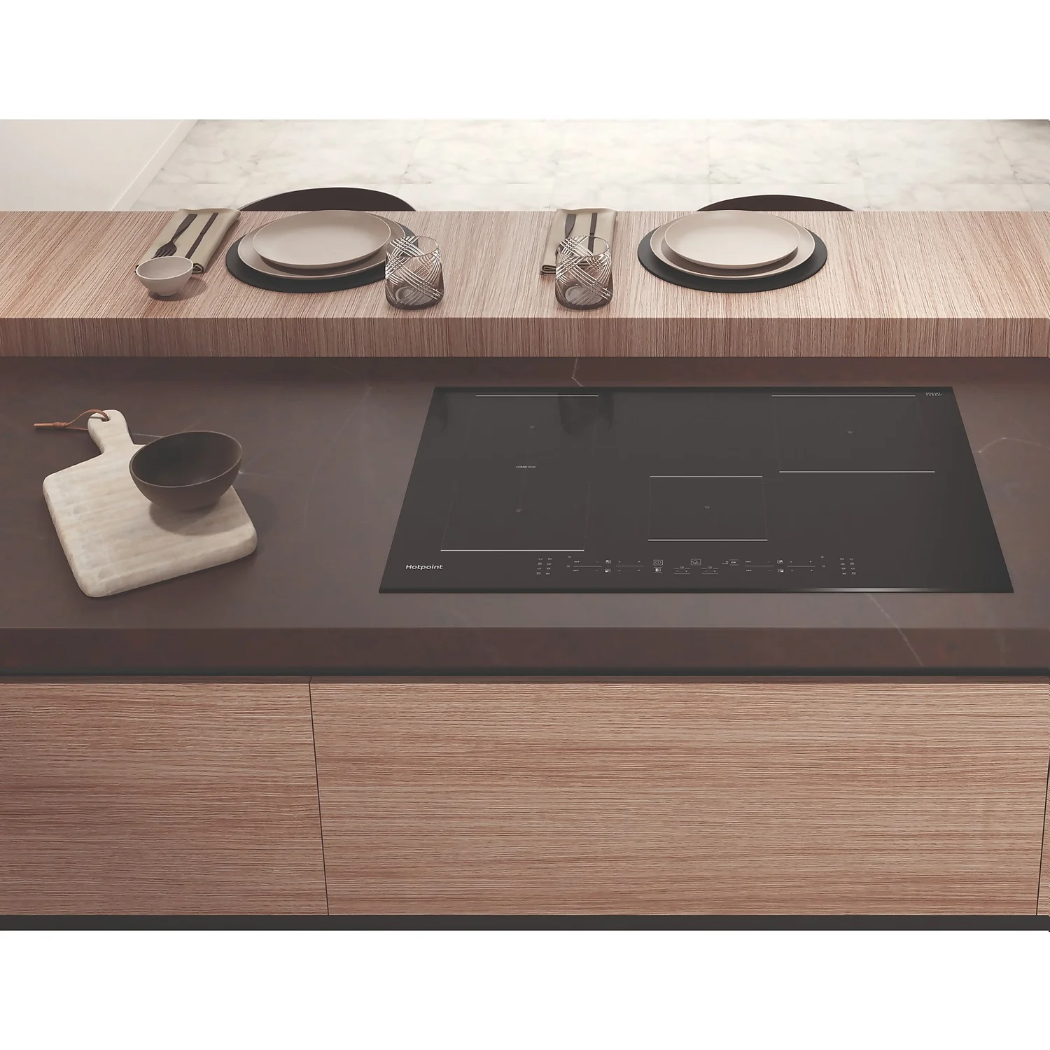 Hotpoint TB3977BBF 77cm Induction Hob - Black 5 Hotpoint TB3977BBF 77cm Induction Hob - Black - Image 5