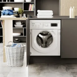 Hotpoint BIWDHG961484UK Integrated 9Kg / 6Kg Washer Dryer With 1400 Rpm - White -Hoove Kitchen Shop 13481935 5604914605016792