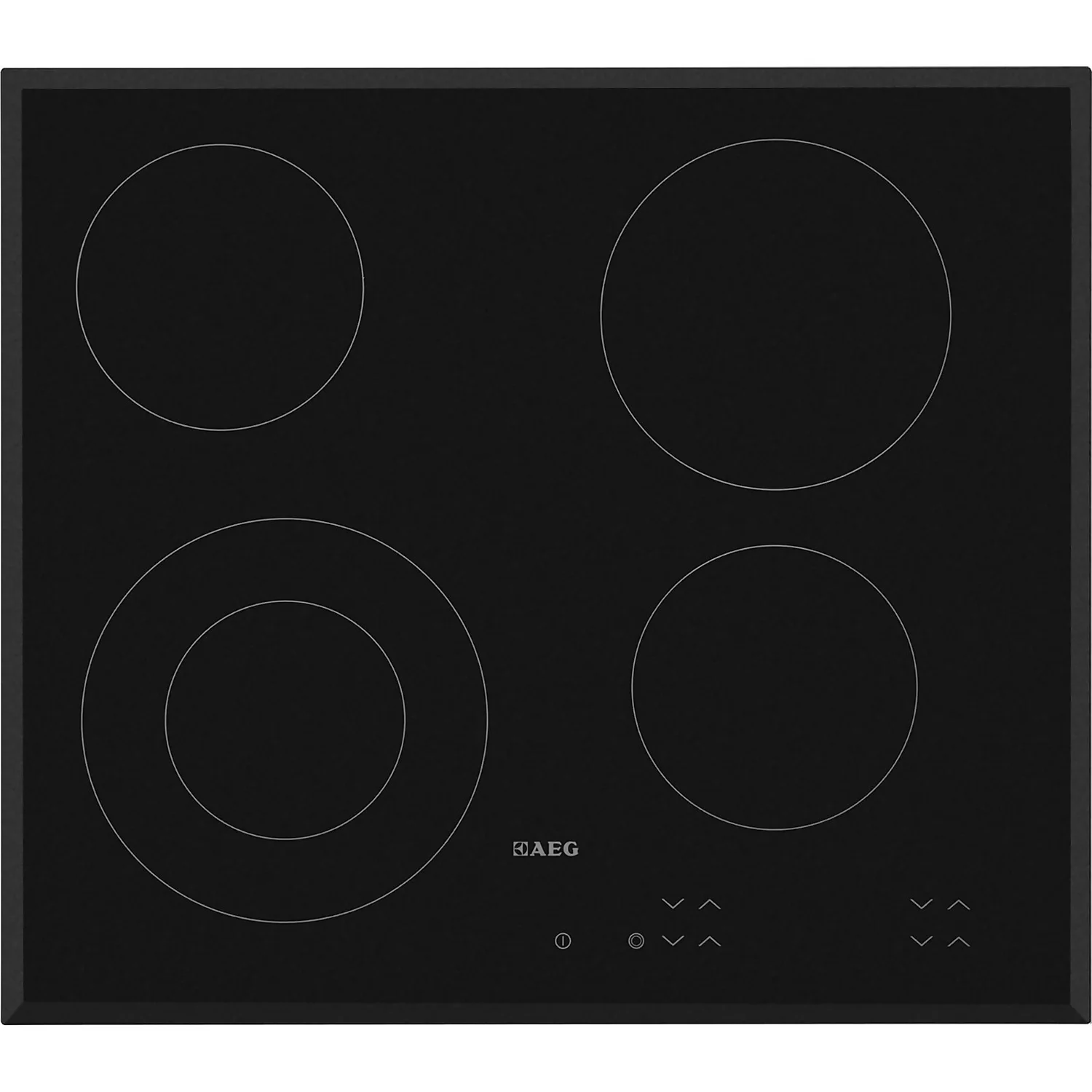 AEG Competence HK624010FB 59cm Ceramic Hob - Black 1 AEG Competence HK624010FB 59cm Ceramic Hob - Black