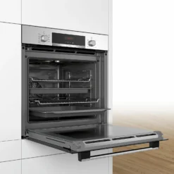 Bosch Serie 4 HBS573BS0B Built In Electric Single Oven - Stainless Steel -Hoove Kitchen Shop 13481959 3574914610563915