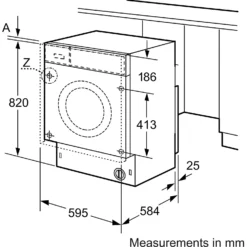 Bosch Serie 4 WKD28352GB Integrated 7Kg / 4Kg Washer Dryer With 1355 Rpm - White 14 Bosch Serie 4 WKD28352GB Integrated 7Kg / 4Kg Washer Dryer With 1355 Rpm - White -Hoove Kitchen Shop 13481986 1014914610531479
