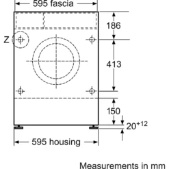 Bosch Serie 4 WKD28352GB Integrated 7Kg / 4Kg Washer Dryer With 1355 Rpm - White 13 Bosch Serie 4 WKD28352GB Integrated 7Kg / 4Kg Washer Dryer With 1355 Rpm - White -Hoove Kitchen Shop 13481986 1634914610485924