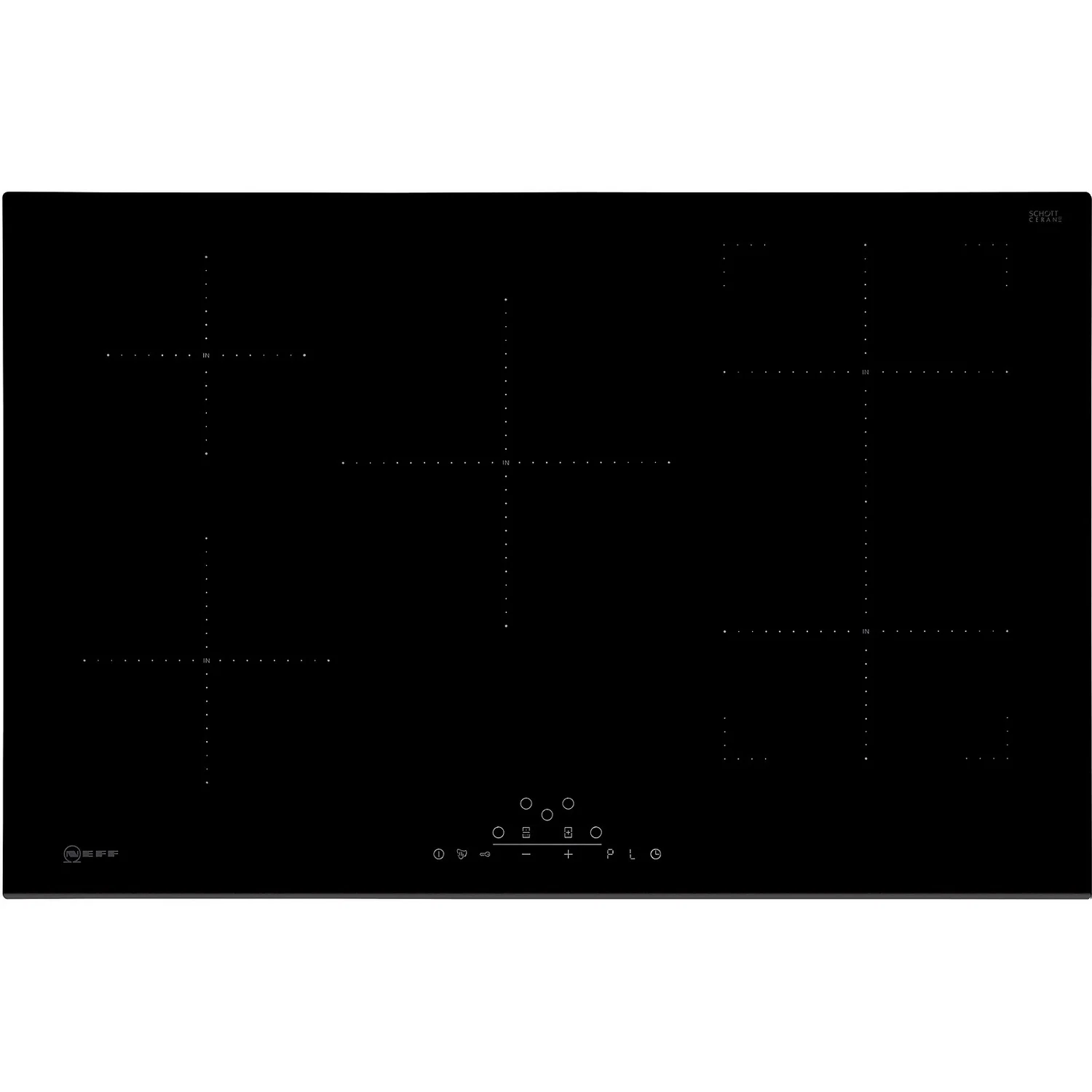 NEFF N70 T48FD23X2 80cm Induction Hob - Black 1 NEFF N70 T48FD23X2 80cm Induction Hob - Black