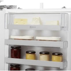NEFF N70 KI7863DF0G Integrated 60/40 Frost Free Fridge Freezer With Fixed Door Fixing Kit - White -Hoove Kitchen Shop 13482007 1664914600716733