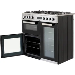 Beko KDVF90X 90cm Dual Fuel Range Cooker - Stainless Steel -Hoove Kitchen Shop 13482018 4074914603695511