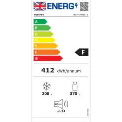 Hisense RS741N4WC11 American Fridge Freezer - Stainless Steel Effect -Hoove Kitchen Shop 13482019 1084914608220720
