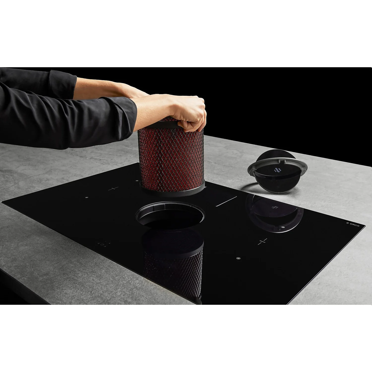 Elica NT-SWITCH BG RC 83cm Venting Induction Hob - Black 5 Elica NT-SWITCH BG RC 83cm Venting Induction Hob - Black - Image 5