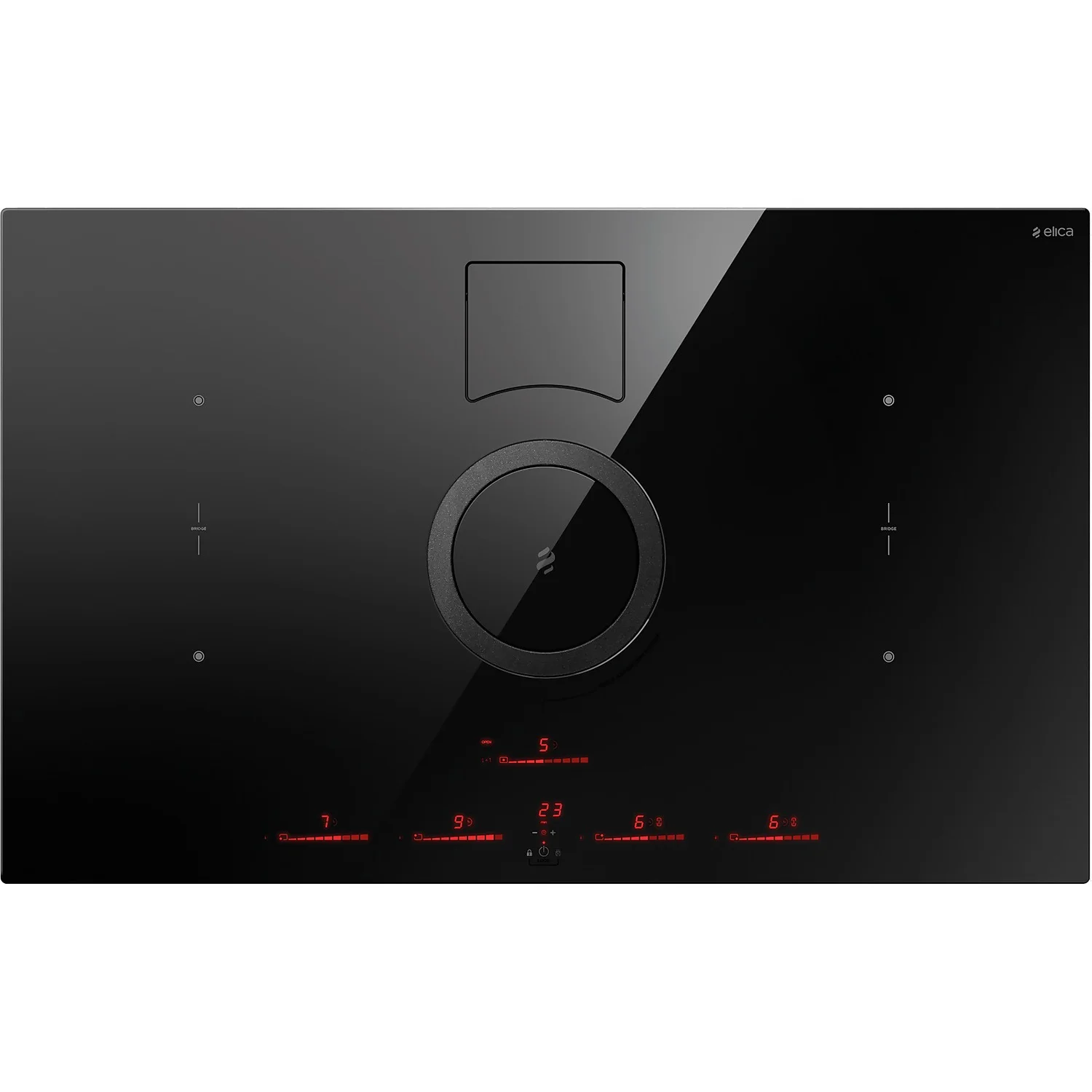 Elica NT-SWITCH BG RC 83cm Venting Induction Hob - Black 1 Elica NT-SWITCH BG RC 83cm Venting Induction Hob - Black