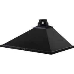 Leisure H92PK 90 Cm Chimney Cooker Hood - Black -Hoove Kitchen Shop 13482023 6774914608290104