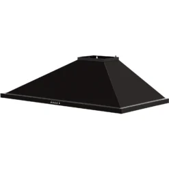 Leisure H102PK 100 Cm Chimney Cooker Hood - Black -Hoove Kitchen Shop 13482027 1314914834398925