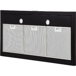 Leisure H102PK 100 Cm Chimney Cooker Hood - Black -Hoove Kitchen Shop 13482027 1724914834353955