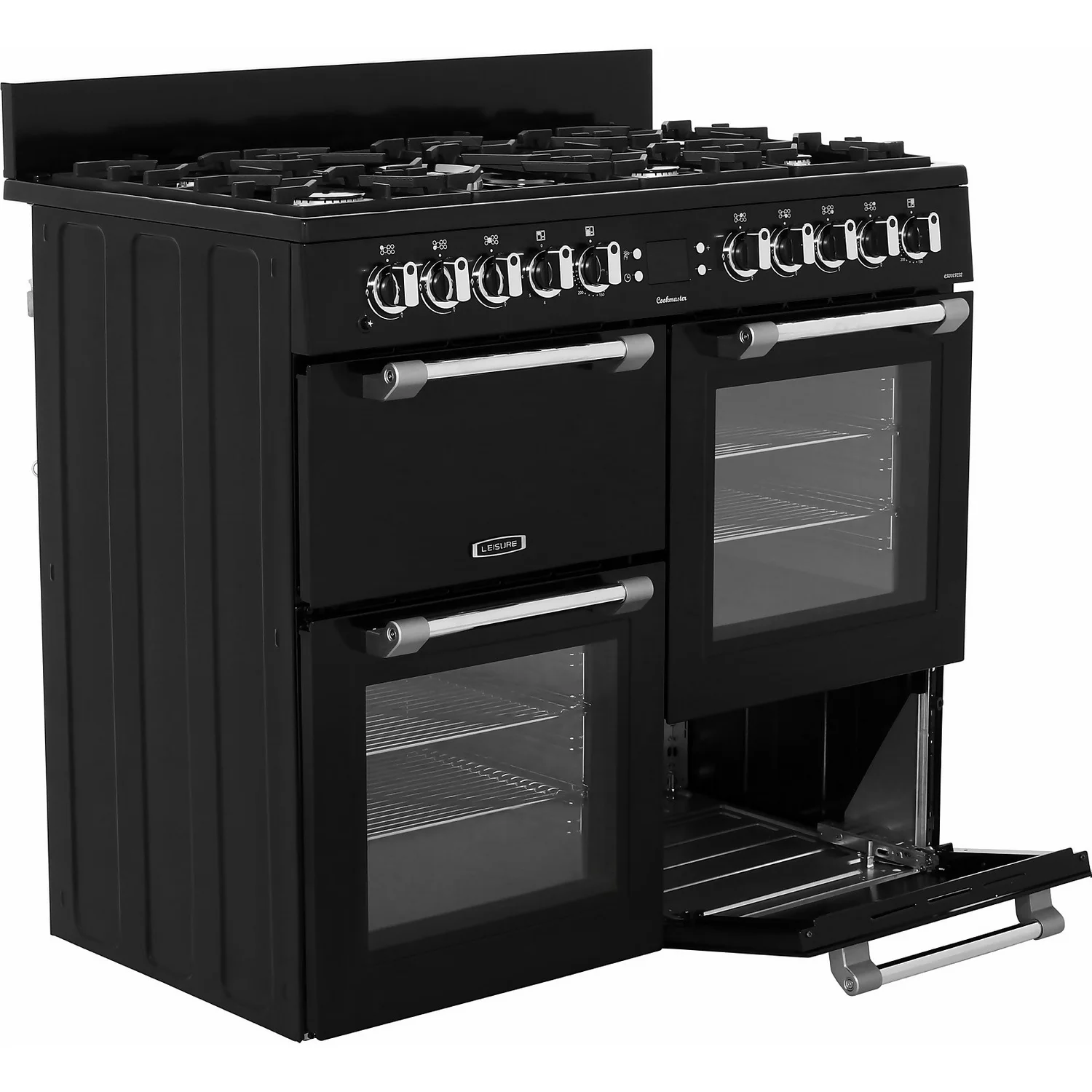 Leisure Cookmaster 100 CK100F232K 100cm Dual Fuel Range Cooker - Black 5 Leisure Cookmaster 100 CK100F232K 100cm Dual Fuel Range Cooker - Black - Image 5