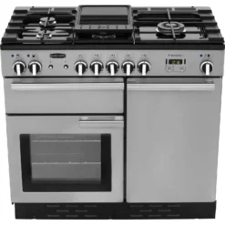 Rangemaster Professional Plus PROP100DFFSS/C 100cm Dual Fuel Range Cooker - Stainless Steel -Hoove Kitchen Shop 13482029 2024914607623450