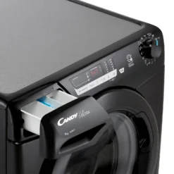 Candy Ultra HCU1492DBBE/1 9Kg Washing Machine With 1400 Rpm - Black -Hoove Kitchen Shop 13482049 1234914609085329