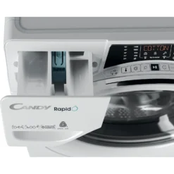 Candy Rapido ROW41066DWMCE Wifi Connected 10Kg / 6Kg Washer Dryer With 1400 Rpm - White -Hoove Kitchen Shop 13482050 1884914609902151