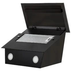 AEG DVB5560B 55 Cm Angled Chimney Cooker Hood - Black -Hoove Kitchen Shop 13700143 1514944141258348