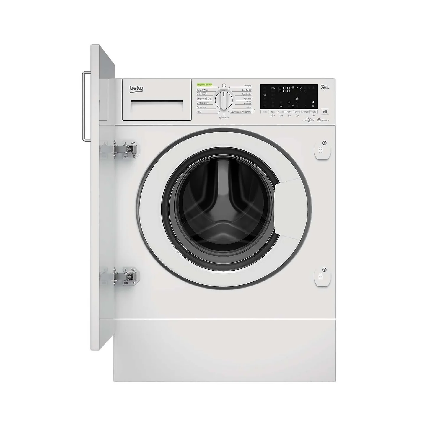 Beko WDIK754421 Integrated 7Kg / 5Kg Washer Dryer With 1400 Rpm - White 1 Beko WDIK754421 Integrated 7Kg / 5Kg Washer Dryer With 1400 Rpm - White