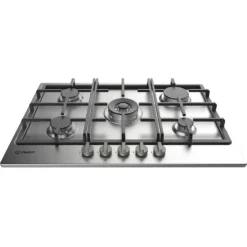 Indesit Aria THP641W/IX/I 58cm Gas Hob - Stainless Steel -Hoove Kitchen Shop 13798422 1524962287554785