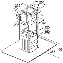 Bosch Serie 4 DIG97IM50B 90 Cm Island Cooker Hood - Stainless Steel 12 Bosch Serie 4 DIG97IM50B 90 Cm Island Cooker Hood - Stainless Steel -Hoove Kitchen Shop 13898770 1804971360920184