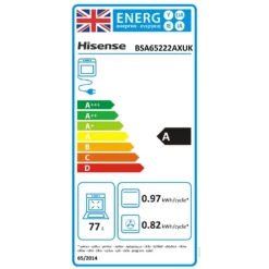 Hisense BSA65222AXUK Built In Electric Single Oven With Added Steam Function - Stainless Steel -Hoove Kitchen Shop 13898771 4574971361664937