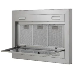 Hoover H-HOOD 700 HDSVI985B 90 Cm Island Cooker Hood - Stainless Steel / Black Glass -Hoove Kitchen Shop 13898786 1434971361243053