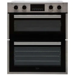 Beko RecycledNet™ BBTF26300X Built Under Electric Double Oven - Stainless Steel