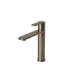 Isla Top Lever Tap - Brushed Steel