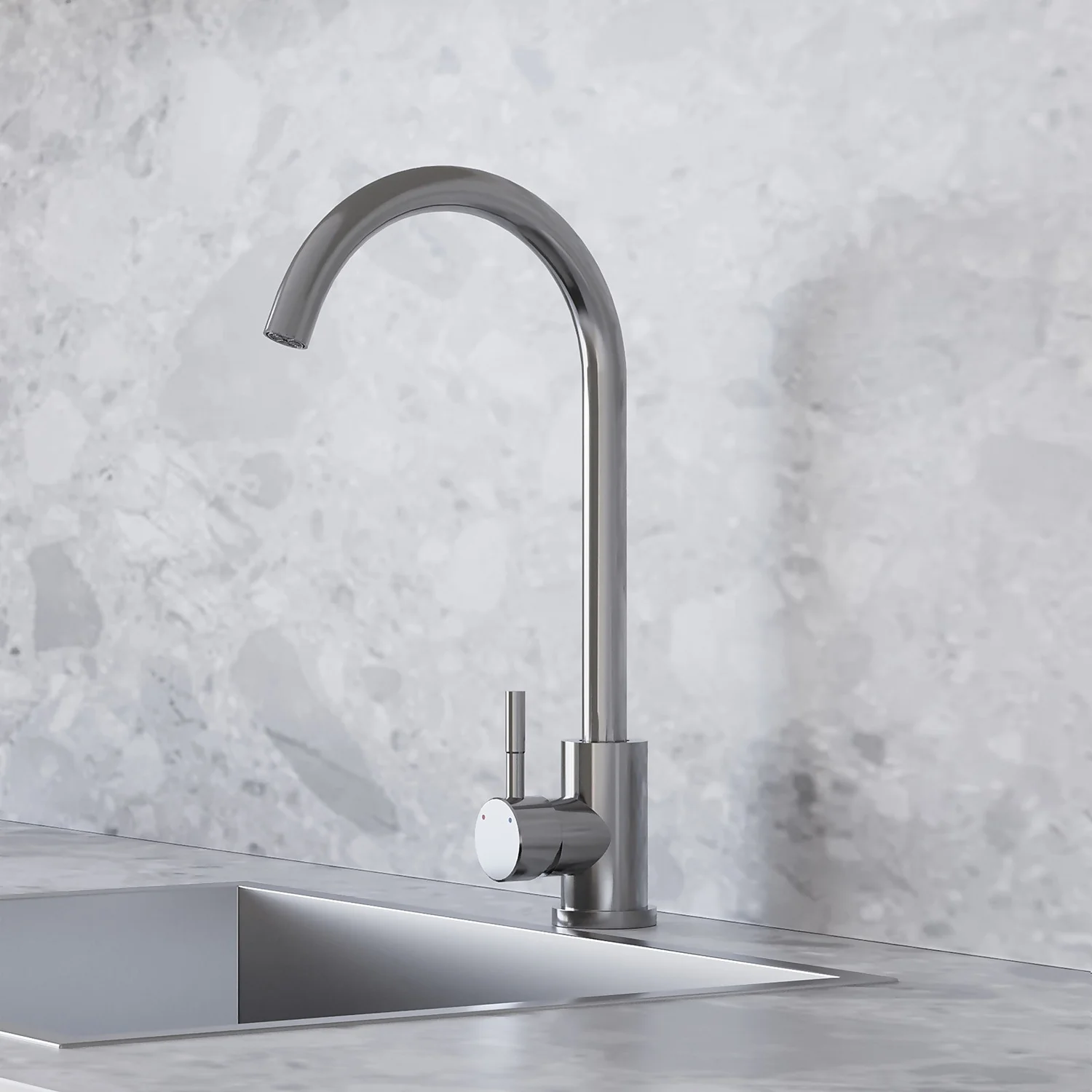 Leonie Side Lever Tap - Chrome 3 Leonie Side Lever Tap - Chrome - Image 3